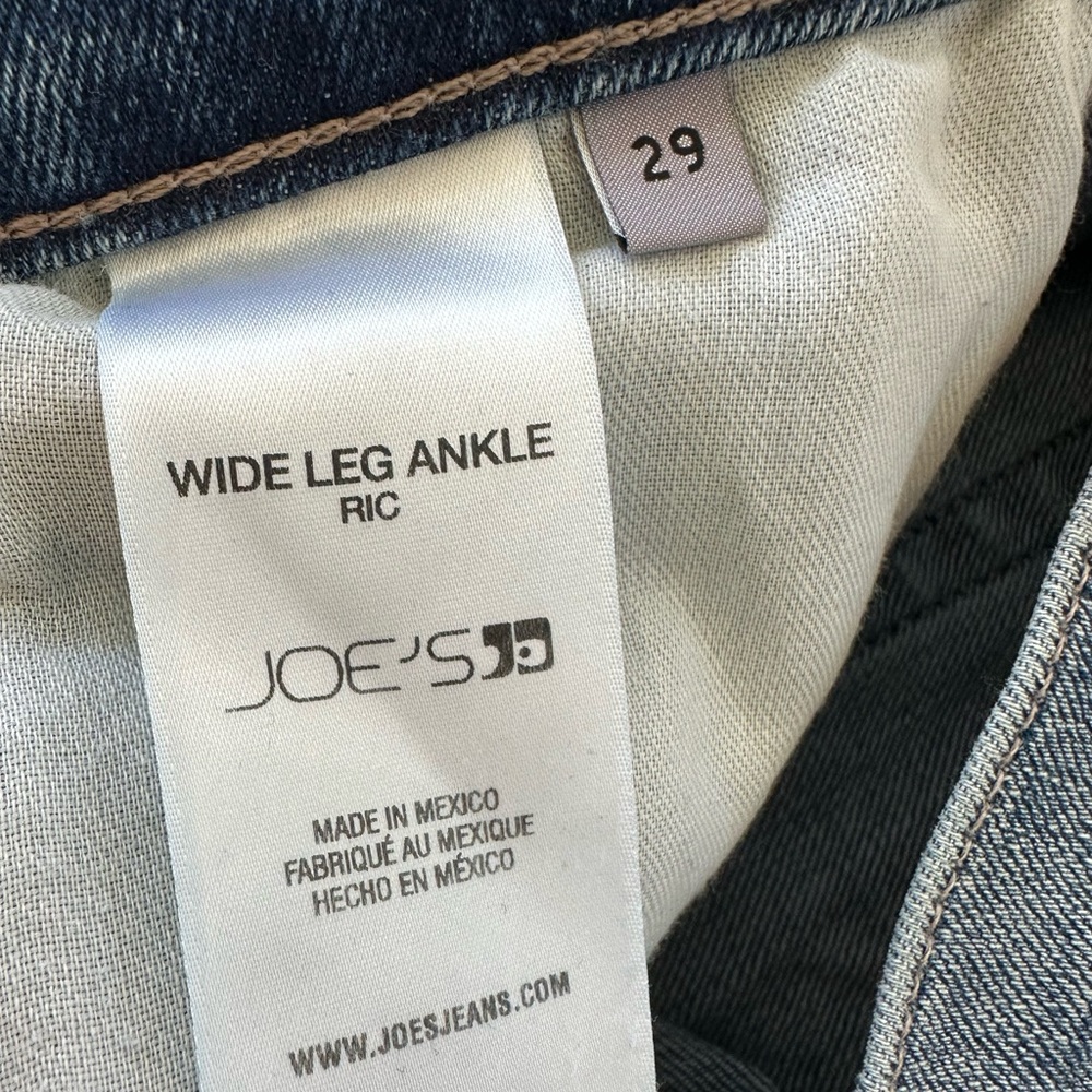 Joe’s Jeans Cuffed High Waist Wide Leg Jeans - Picture 14 of 14